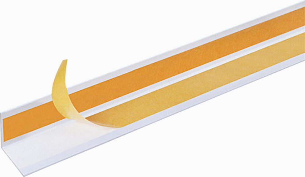 Nurgaprofiil PVC iseliimuv 30 x 30 x 2600 mm