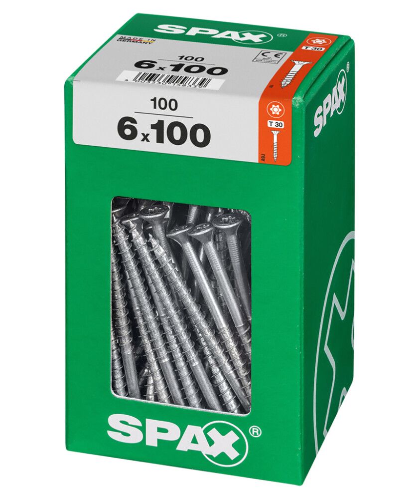 Peitpeakruvi Spax  6 x 100 mm