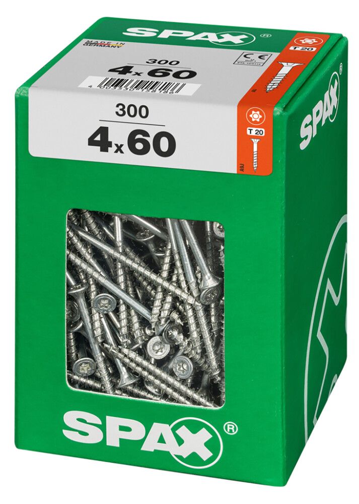 Peitpeakruvi Spax 4 x 60 mm