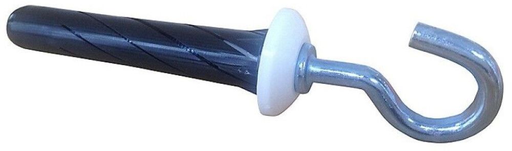 Kipsplaaditüübel Fischer Powerknor RH ümara konksuga must 5 x 55 mm 25 tk