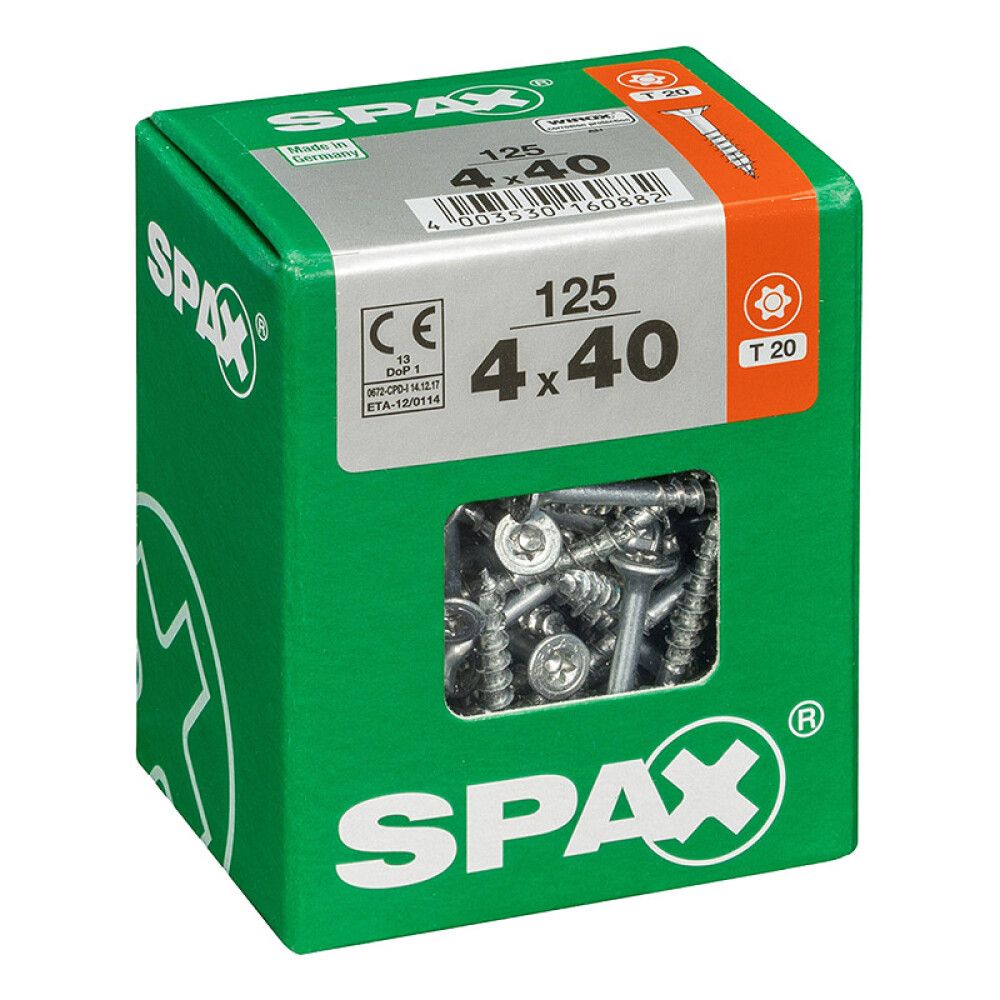 Peitpeakruvi Spax 4 x 40 mm