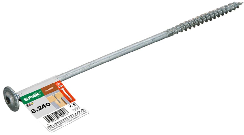 Konstruktsioonikruvi Spax HI.Force 8 x 240 mm