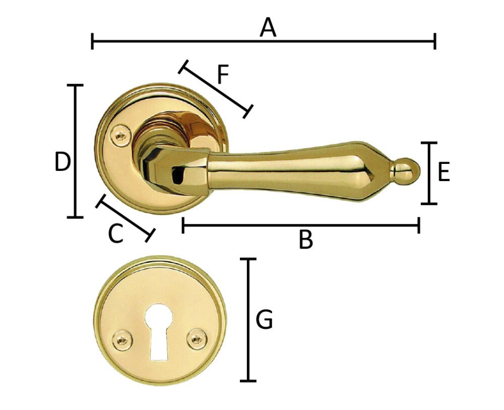 Siseukse link Beslagsboden B250PNS