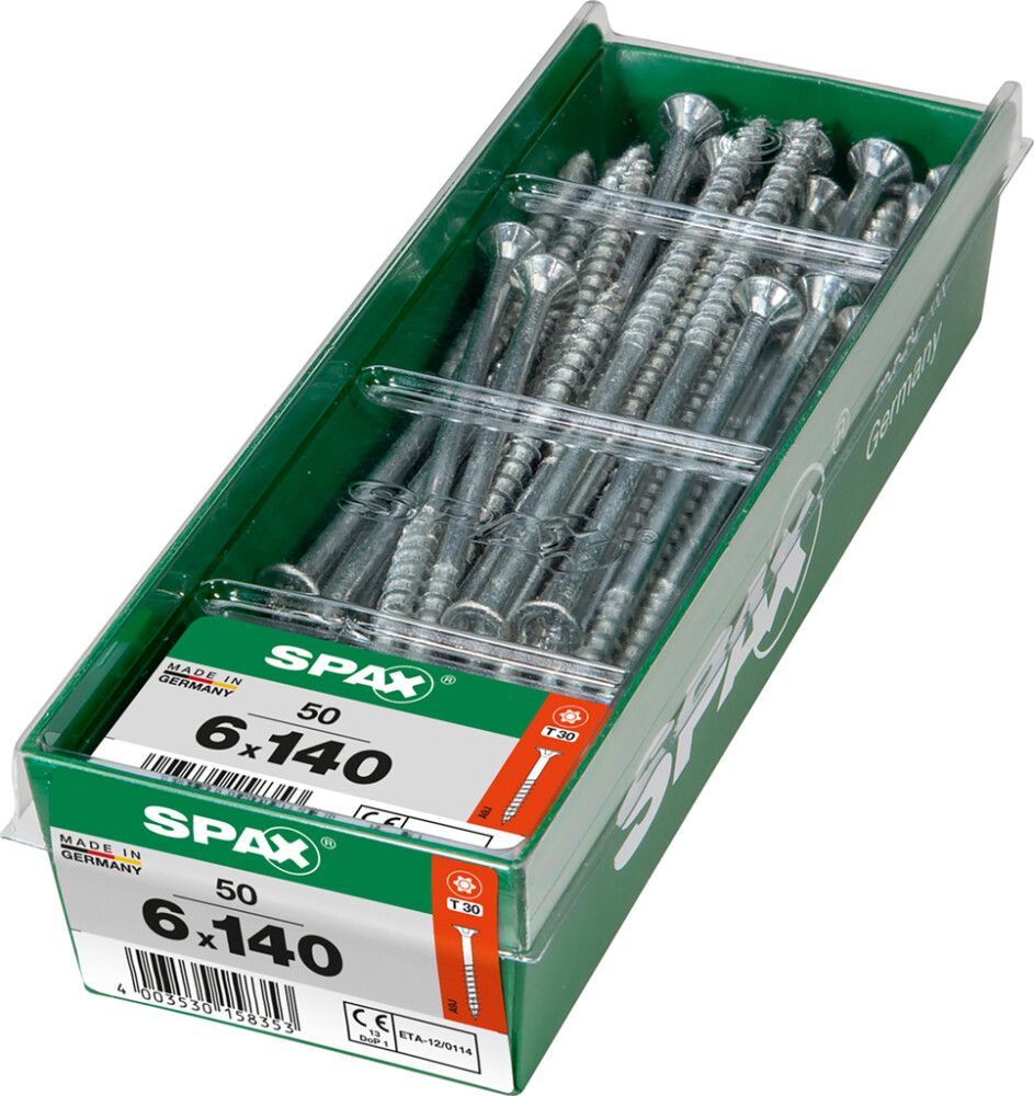 Peitpeakruvi Spax 6 x 140 mm