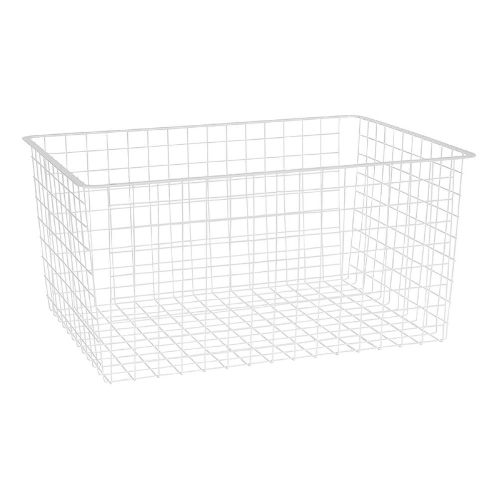 Traatkorv Elfa väljatõmmatav valge 600 x 400 x 280 mm