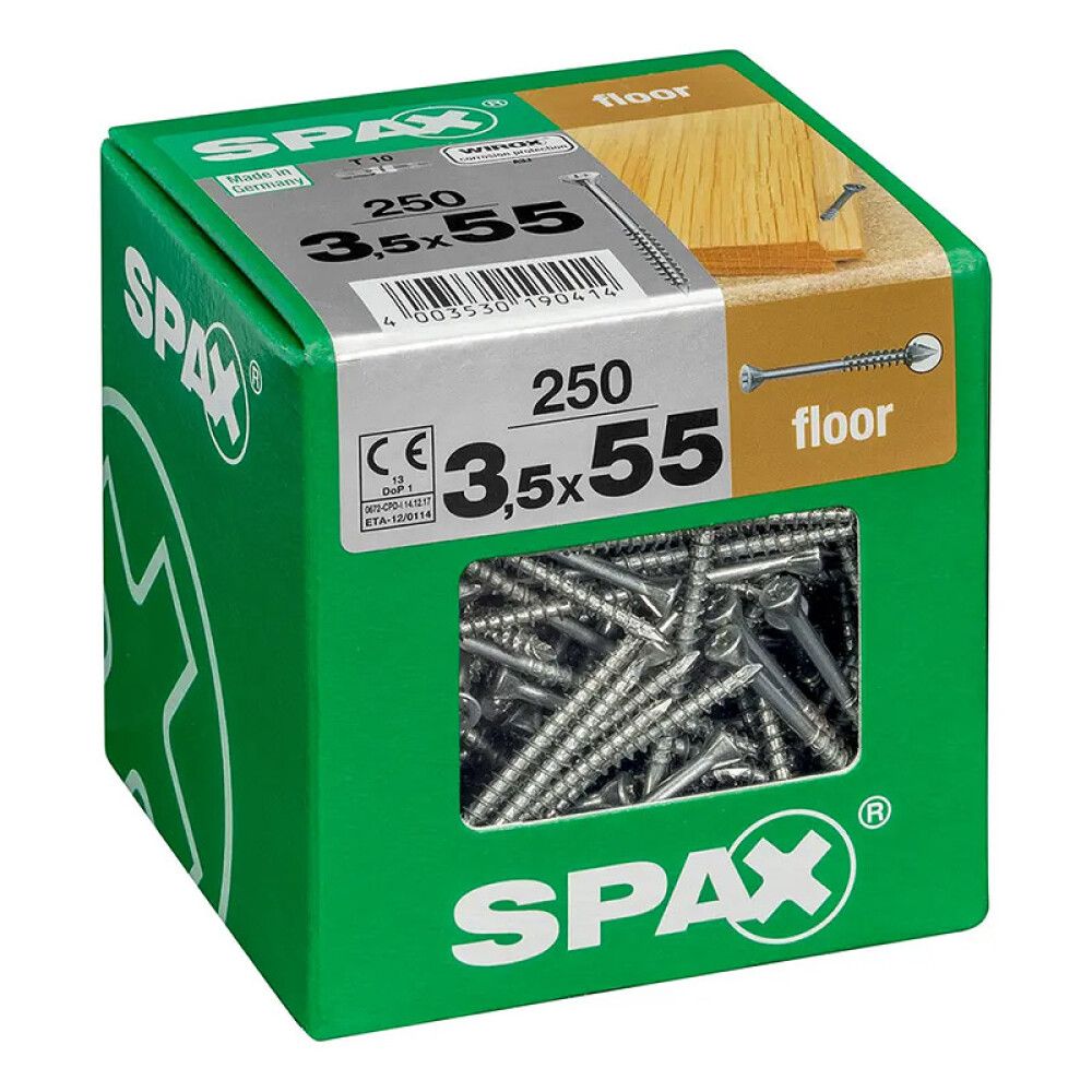 Paneelikruvi Spax TRX WIROX 3,5 x 55 mm 250 tk
