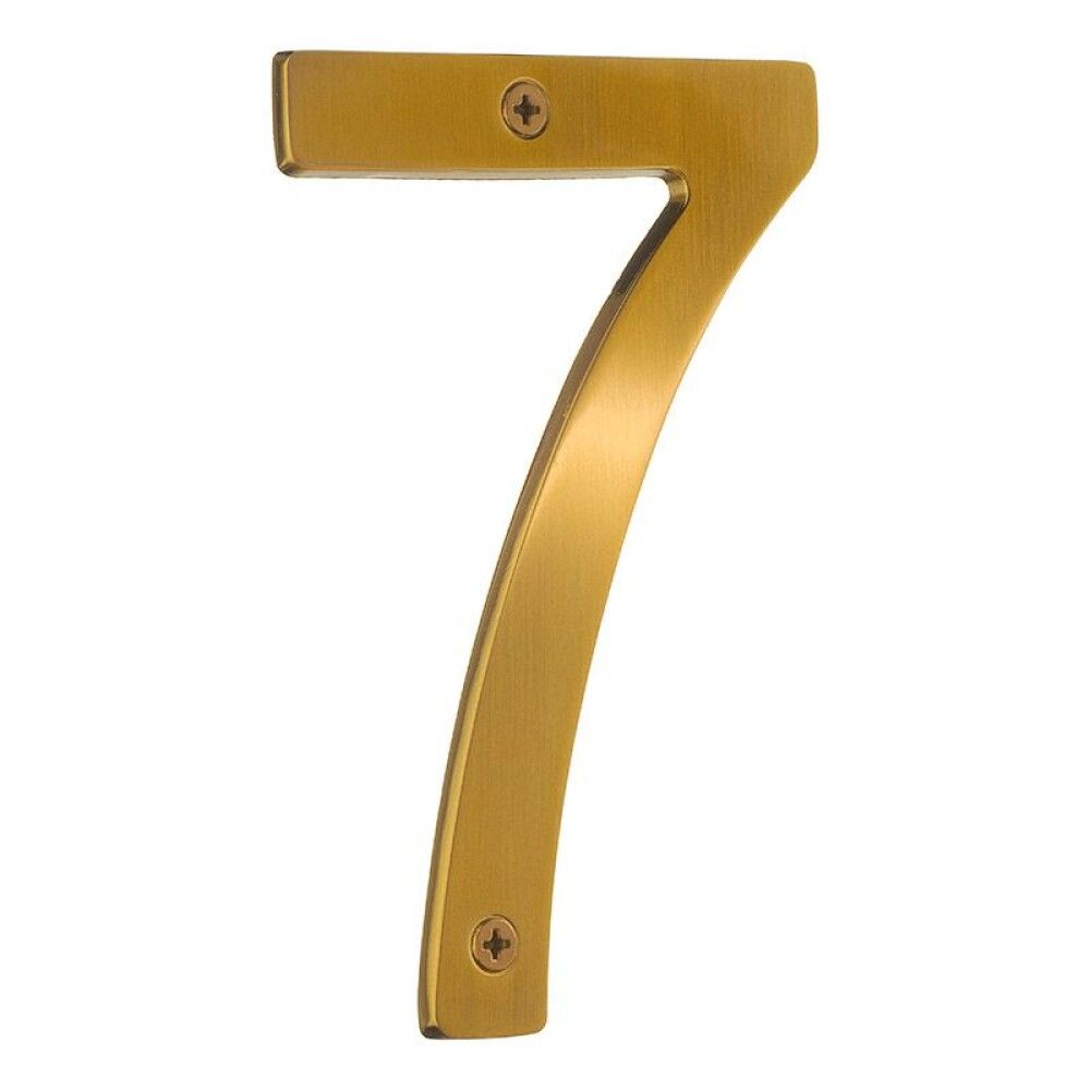 Majanumber Beslagsboden Villa 7 harjatud messing