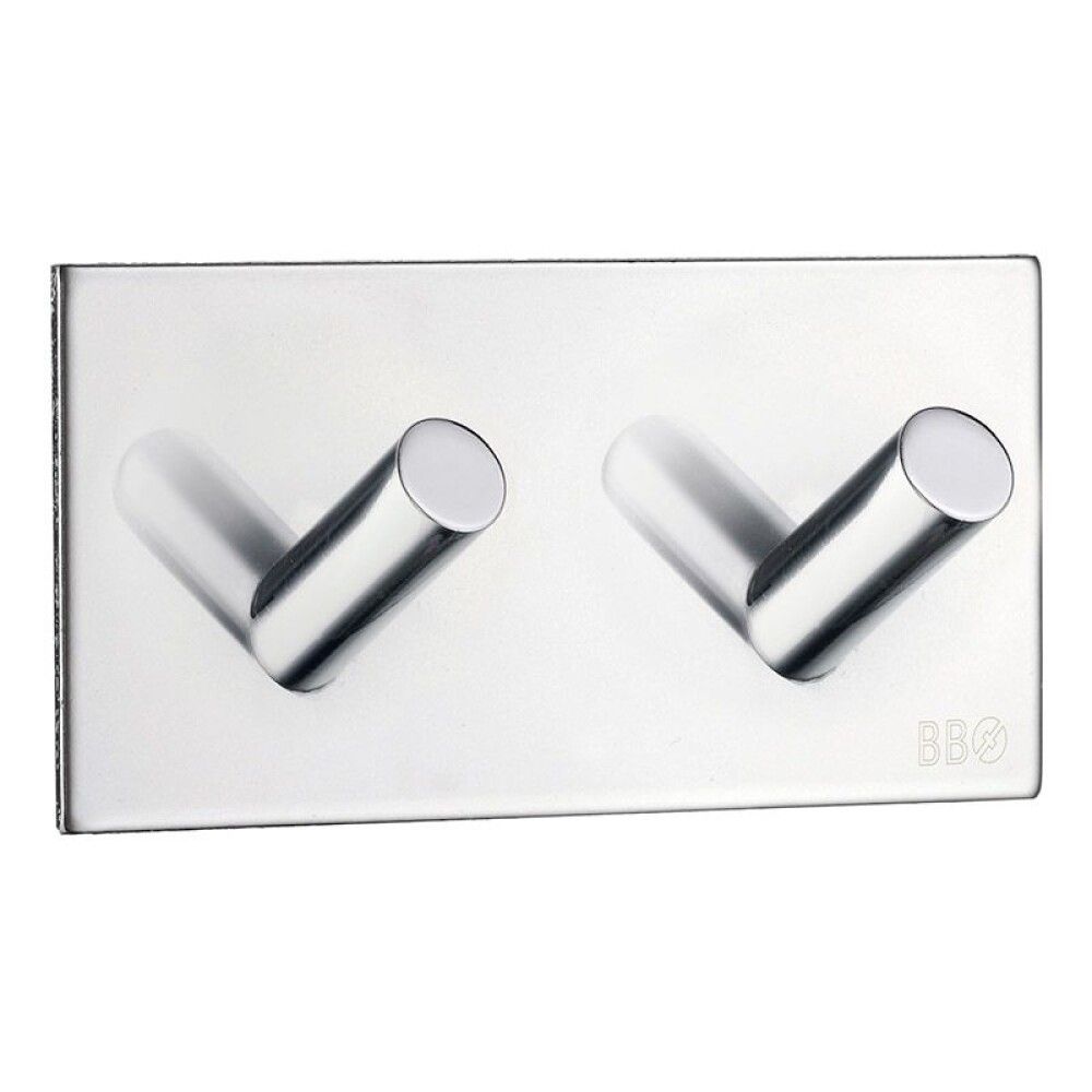 Nagi BK1093 läikiv roostevaba teras kahe konksuga