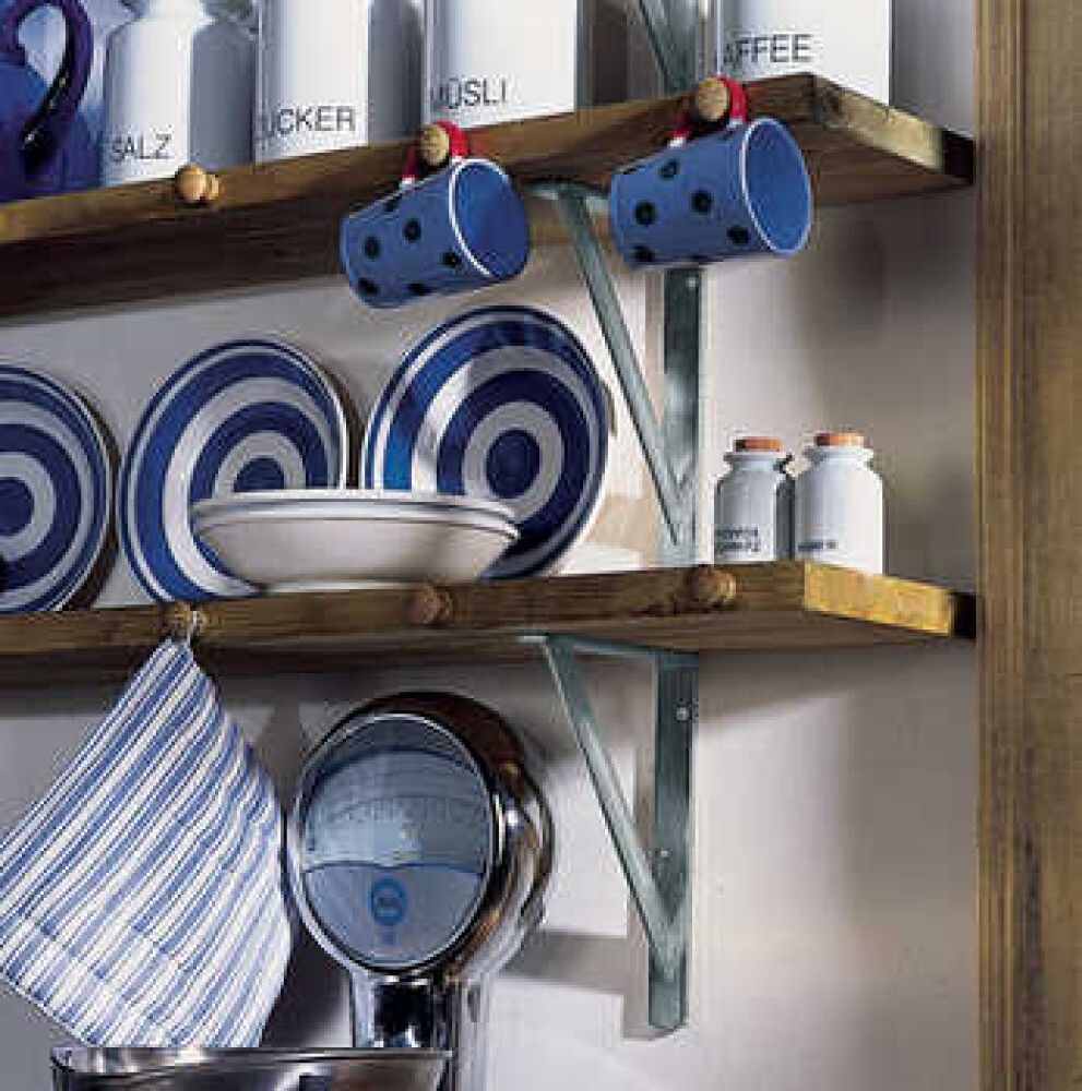 Riiulikandur 400 x 250 mm tsingitud