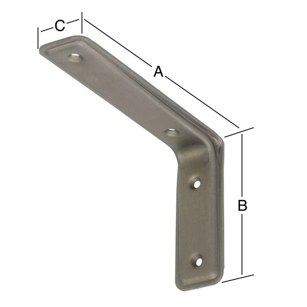 Riiulikandur 160 x 106 mm matt