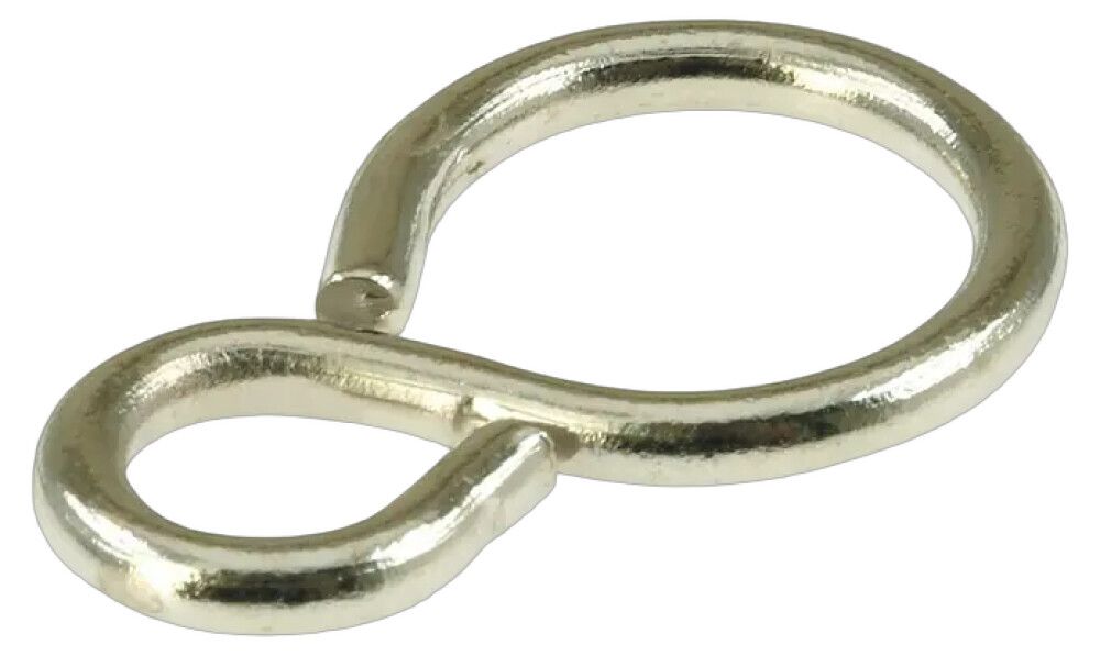 S-konks nikeldatud suletud 3 x 30 mm 2 tk