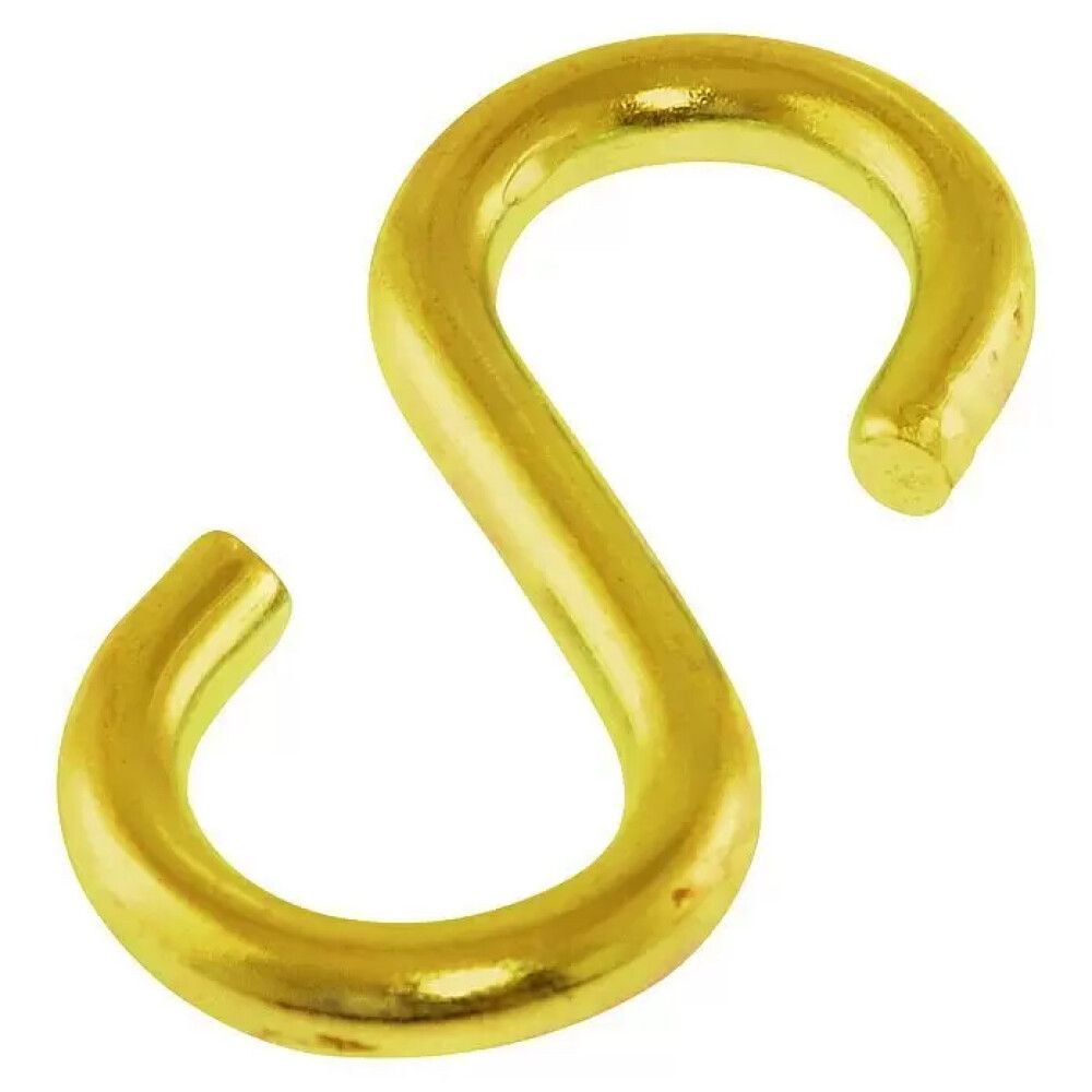 S-konksud Stabilit 45 mm messingkattega 2 tk