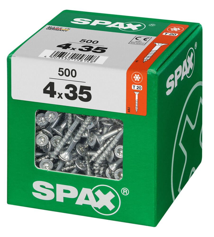 Peitpeakruvi Spax 4 x 35 mm