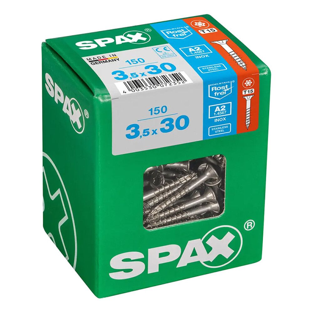 Peitpeakruvi Spax A2 3,5 x 30 mm