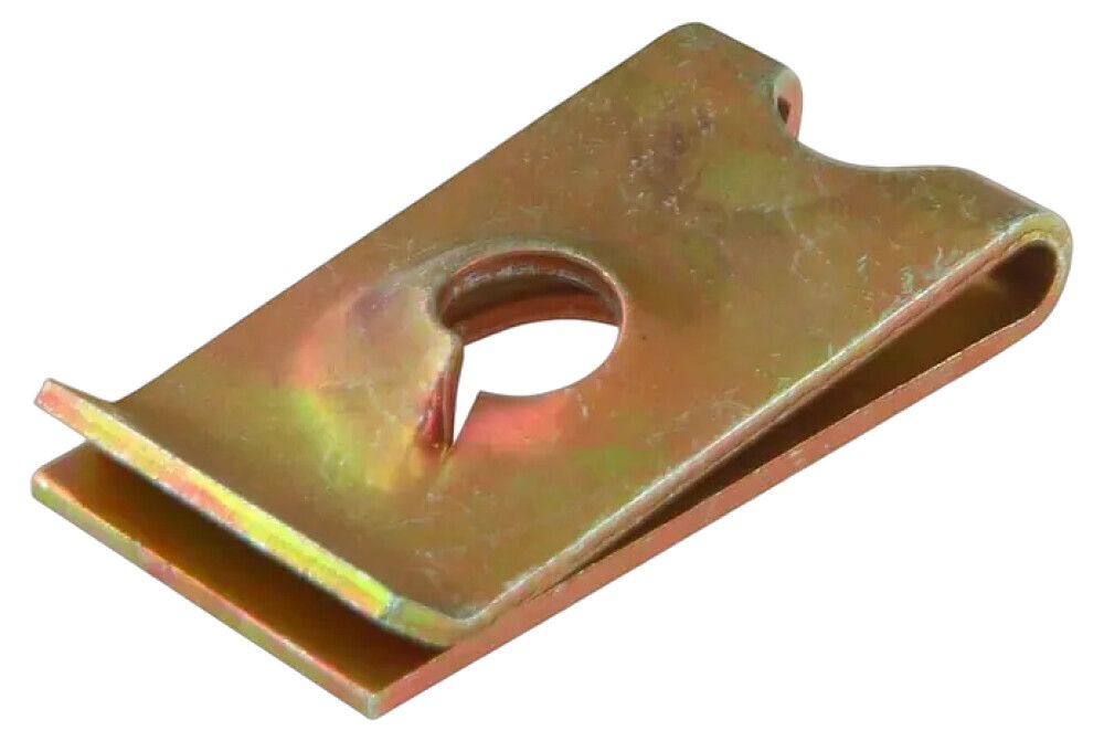 Plekkmutter tsingitud kollane 3,9 mm 10 tk