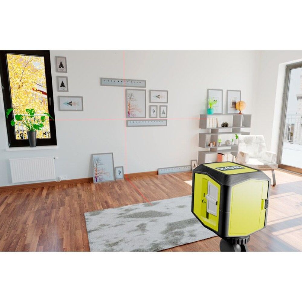 Ristjoonlaser Ryobi RBCLLR1 punane joon