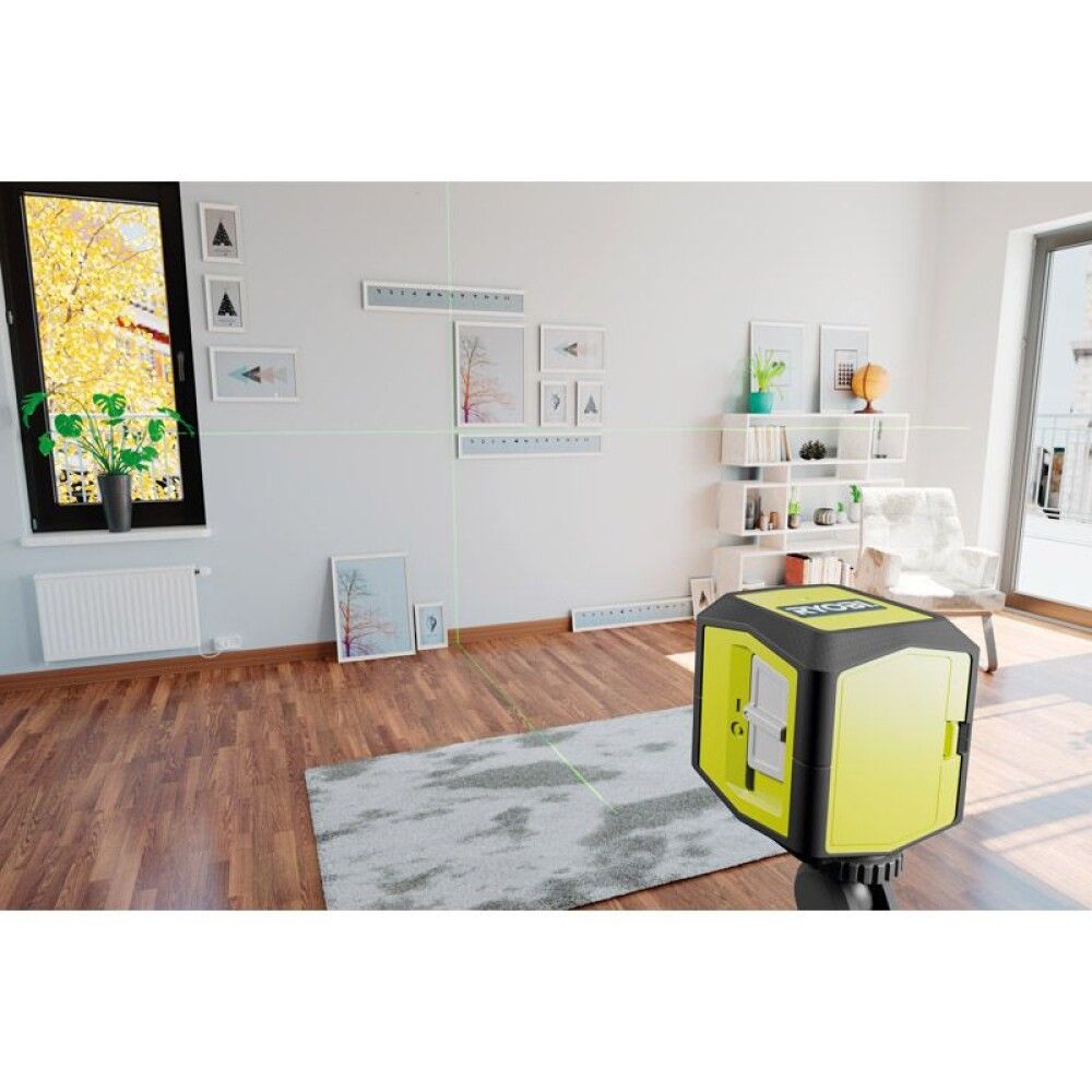 Ristjoonlaser Ryobi RBCLLG1 roheline joon