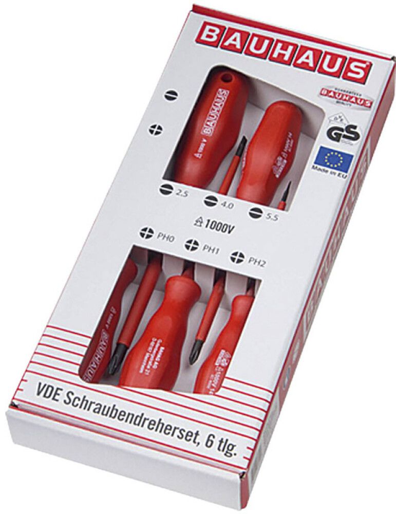 Kruvikeerajate komplekt BAUHAUS 6 tk