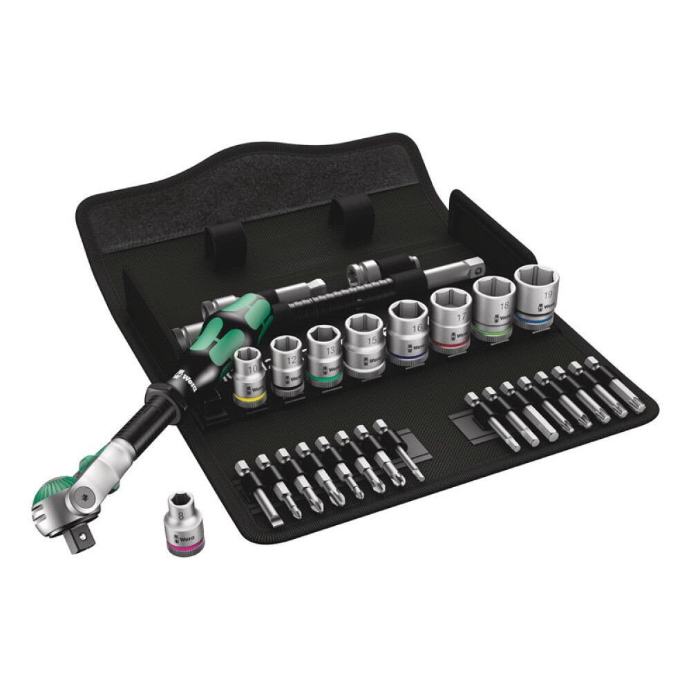 Tarvikute komplekt Wera Zyklop 8100 SB 6, 29-osaline