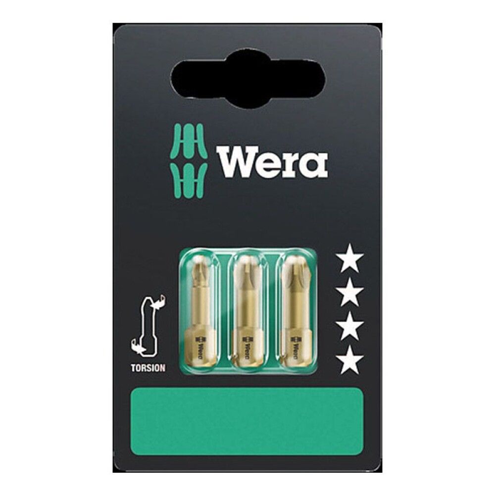 Kruvikeeraja otsikud Wera PZ 1, 3 tk