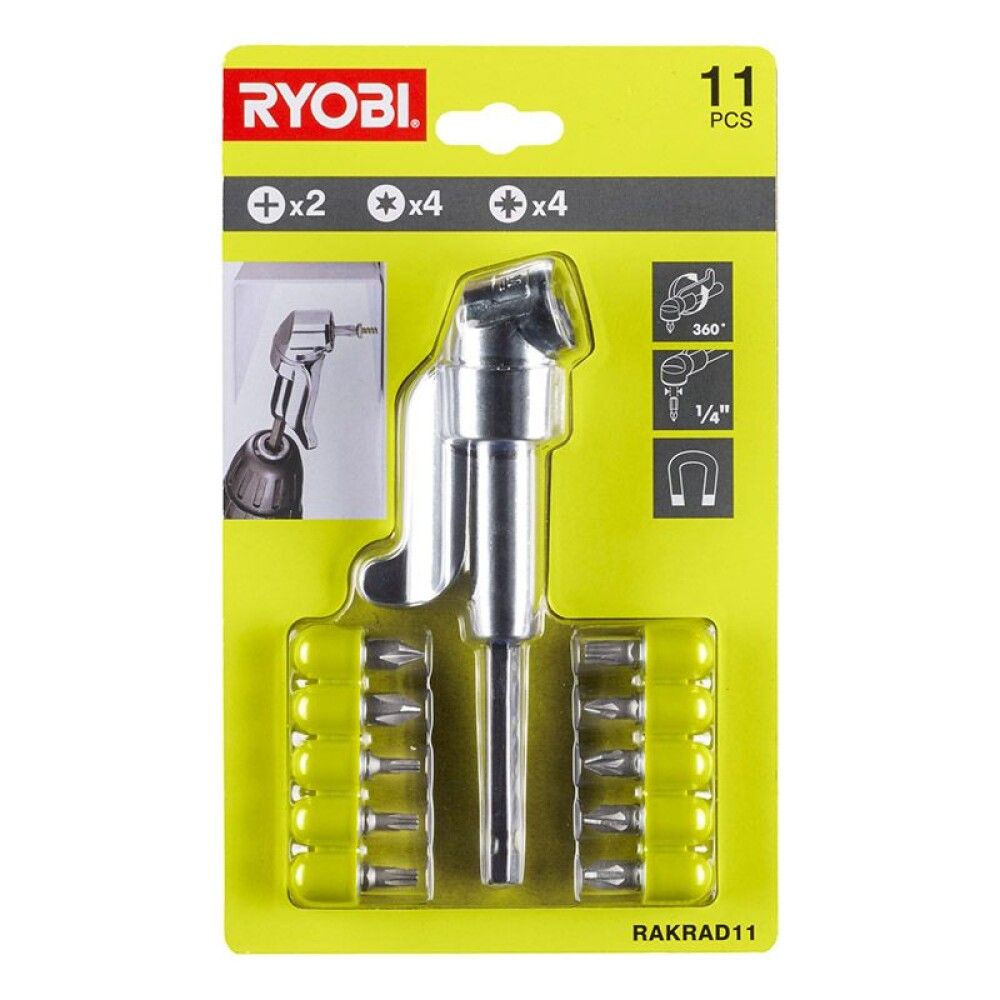 Kruviotsakute komplekt Ryobi RAKRAD11