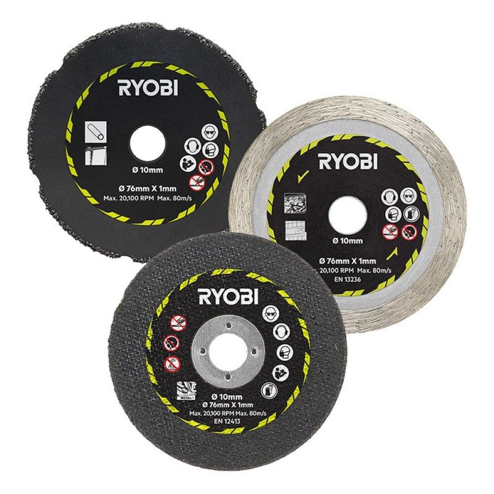 Lõikekettad Ryobi RAKCOT03 3 tk