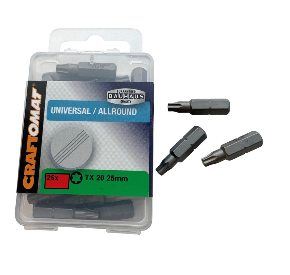 Kruviotsikud Craftomat TX 20 25 tk