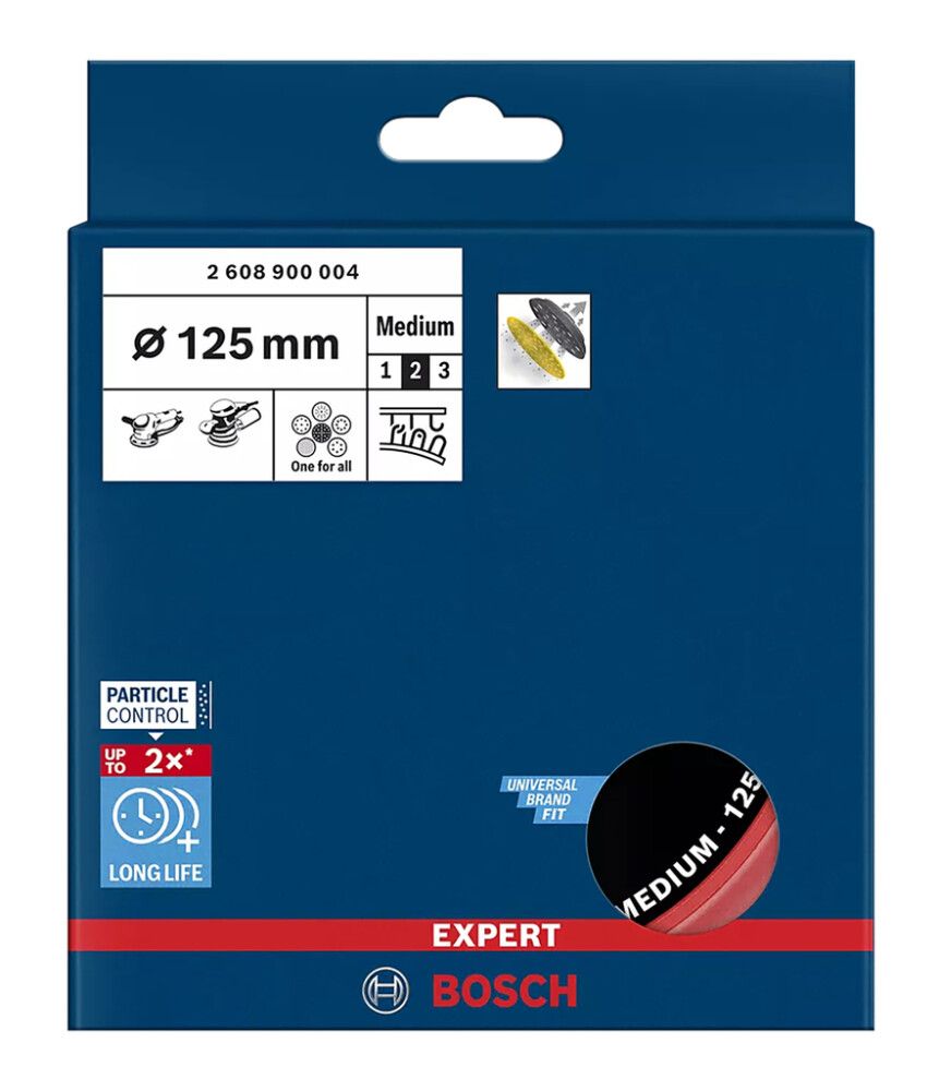 Lihvimisalus Bosch Expert Multihole keskmine 125 mm