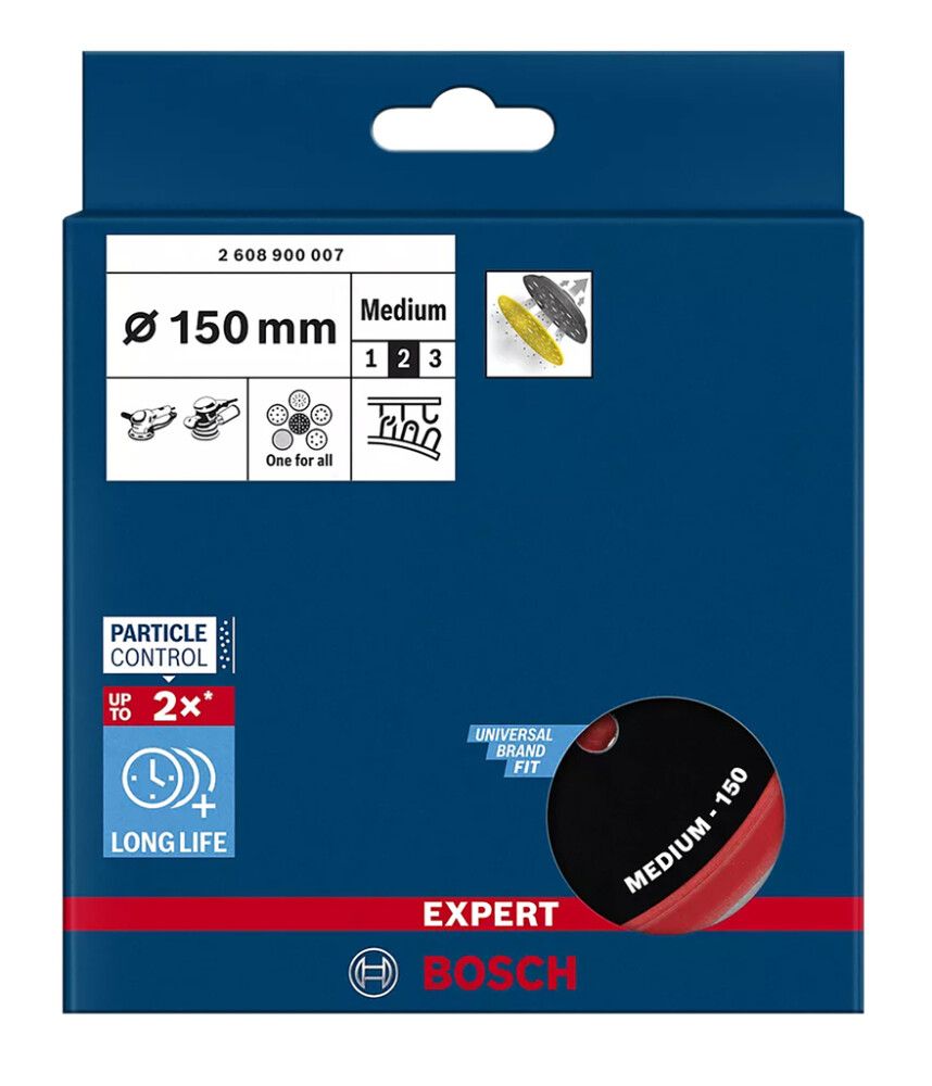 Lihvimisalus Bosch Expert Multihole keskmine 150 mm