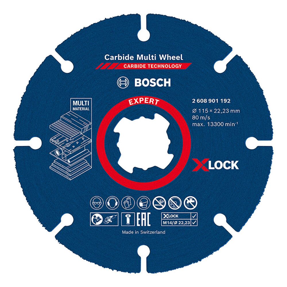 Lõikeketas Bosch X-Lock 115 mm