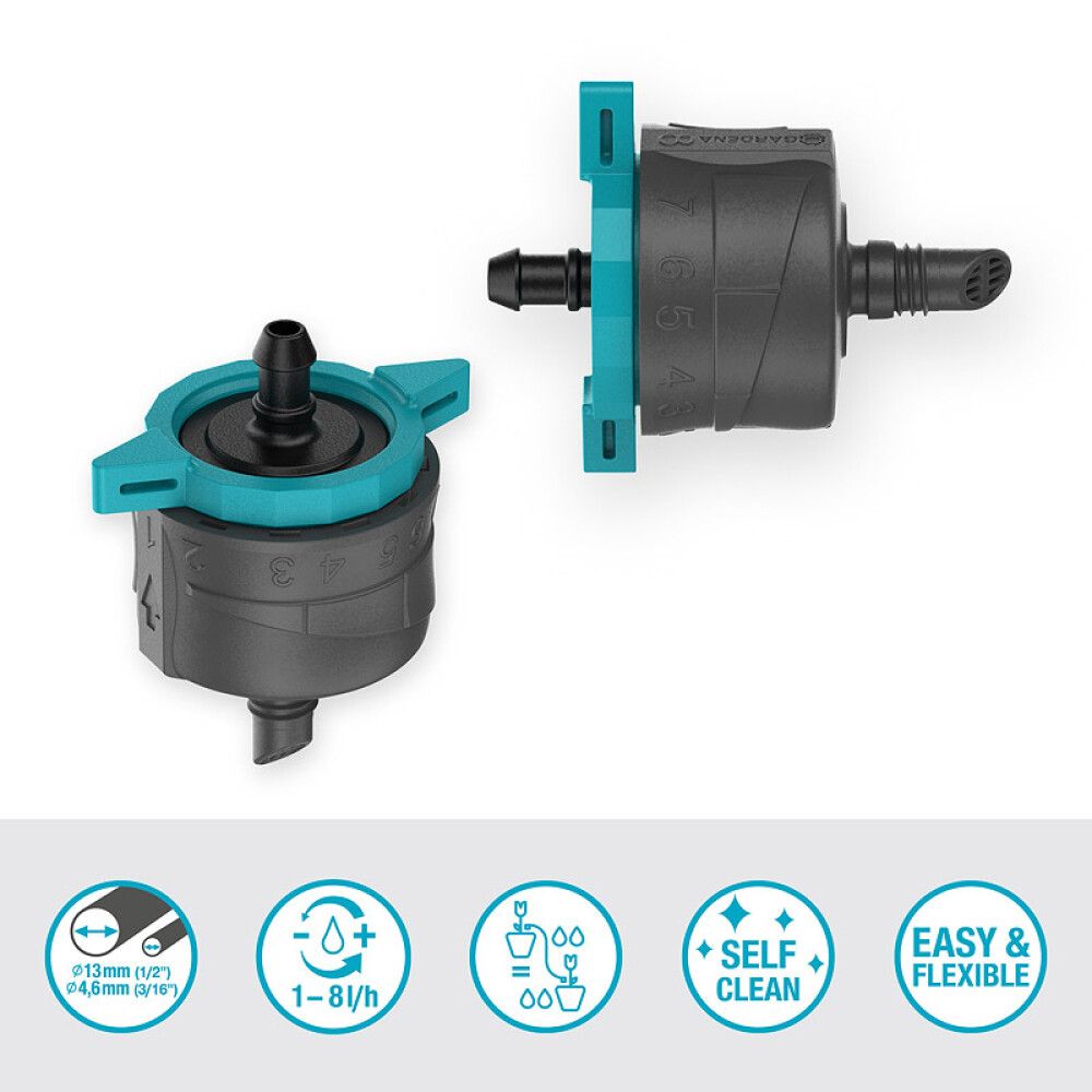 Otsa tilguti otsik Gardena Micro-Drip reguleeritav 8 l