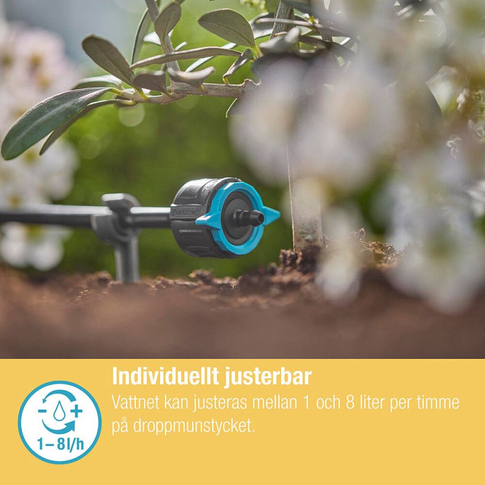 Otsa tilguti otsik Gardena Micro-Drip reguleeritav 8 l