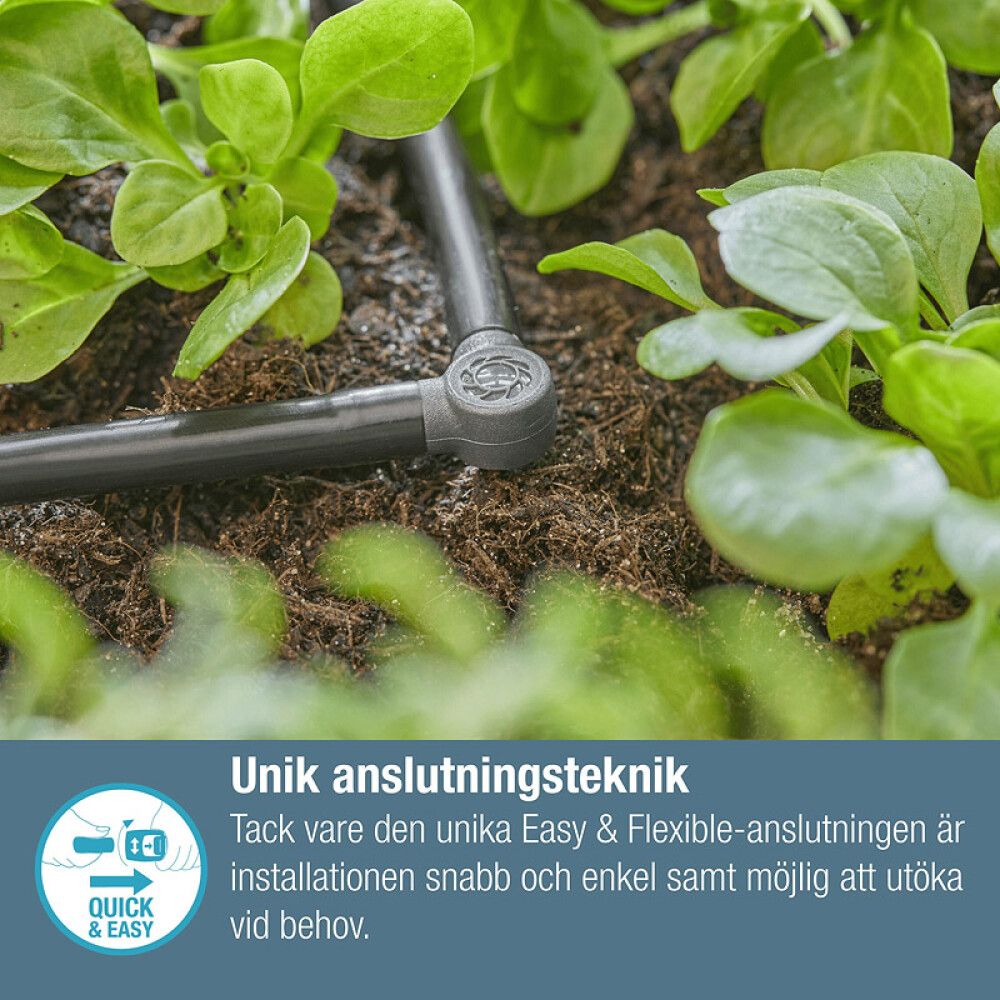 L-liitmik Micro-Drip Gardena 4,6 mm