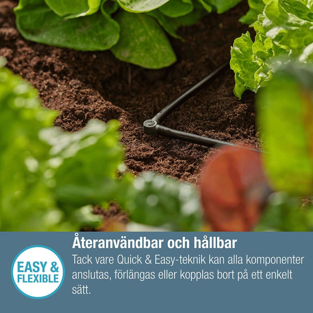 L-liitmik Micro-Drip Gardena 4,6 mm