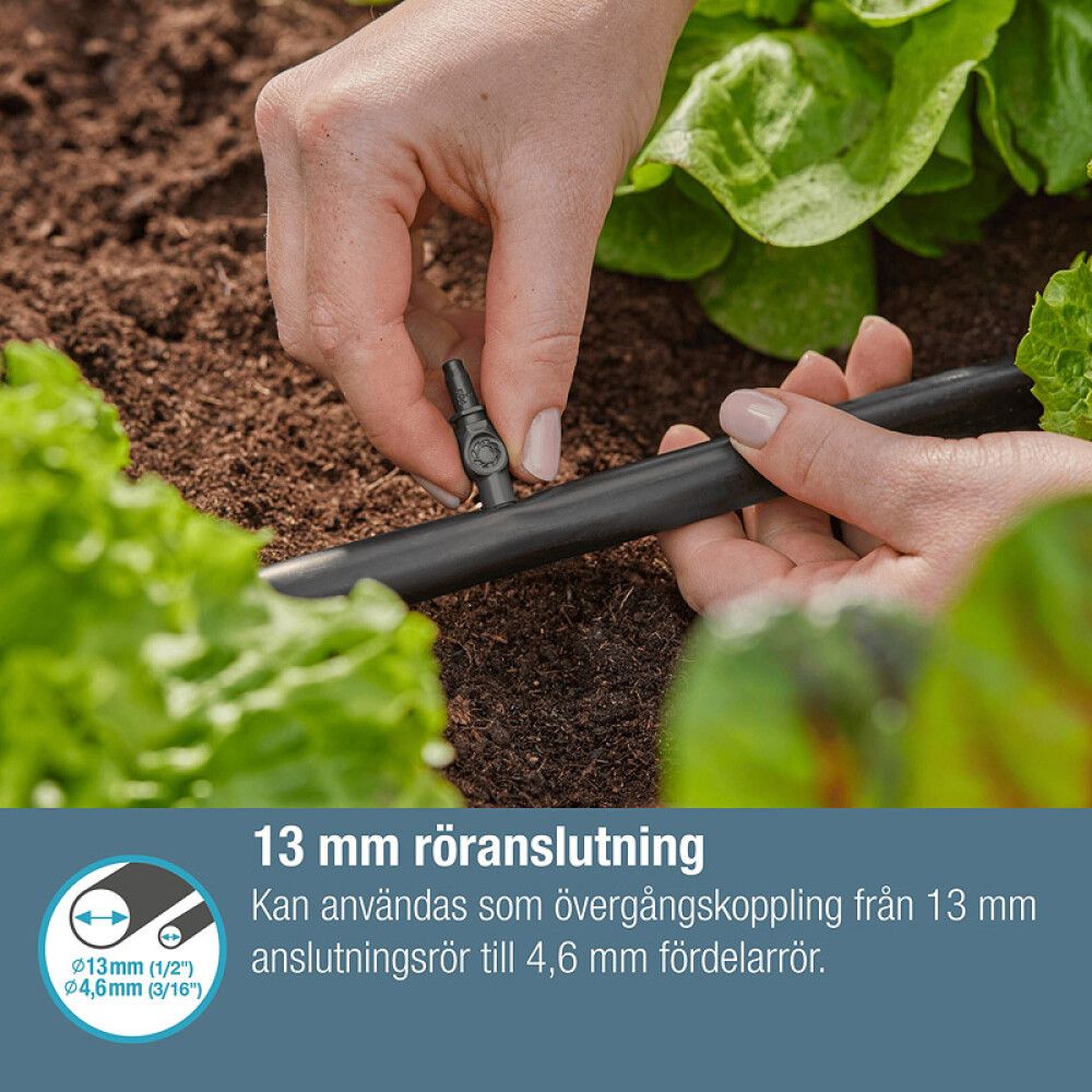 Ühendusliitmik Gardena Micro-Drip 4,6 mm