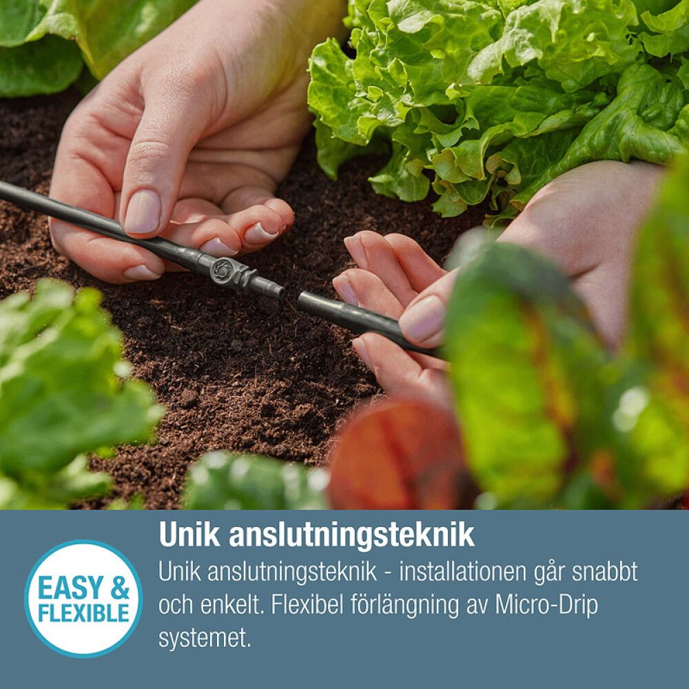 Ühendusliitmik Gardena Micro-Drip 4,6 mm