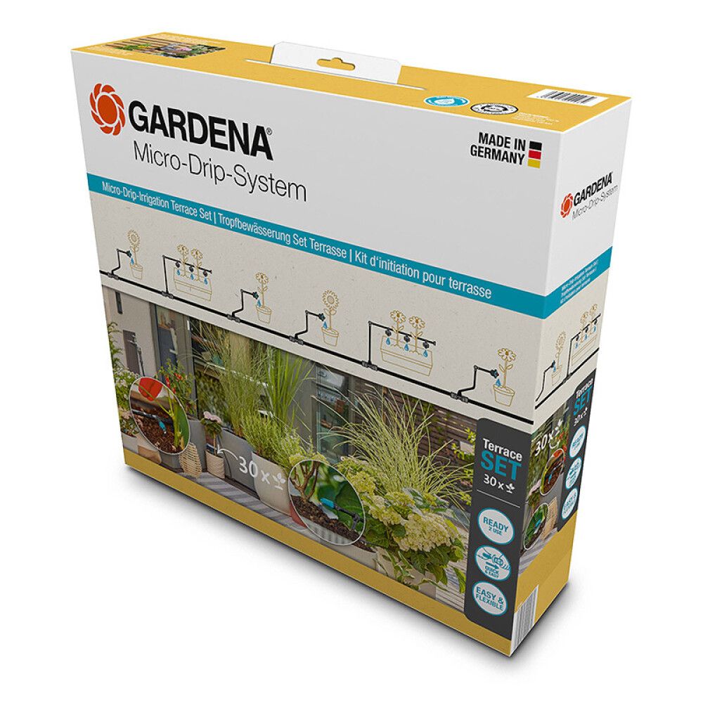 Micro-Drip Gardena stardikomplekt 30 rõdutaimedele