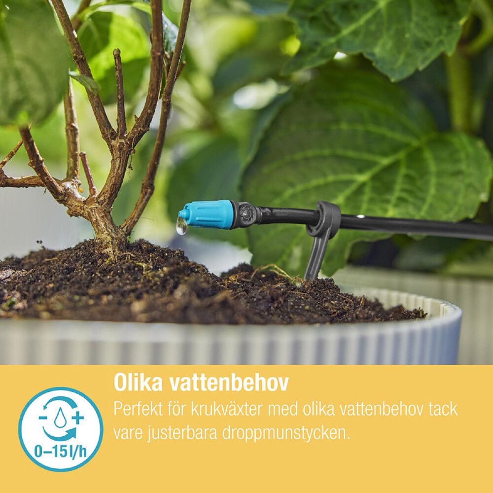 Micro-Drip Gardena stardikomplekt 30 rõdutaimedele