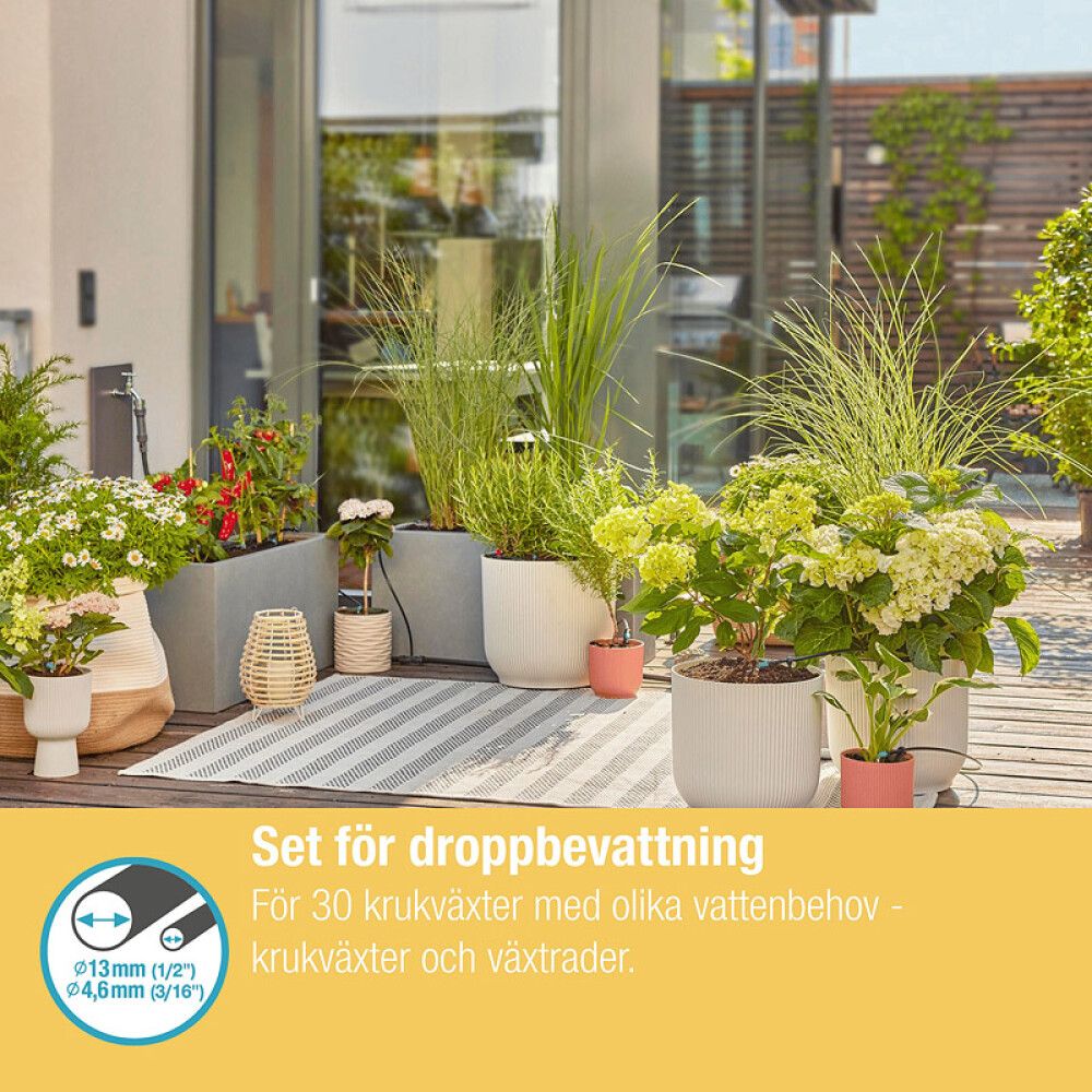 Micro-Drip Gardena stardikomplekt 30 rõdutaimedele