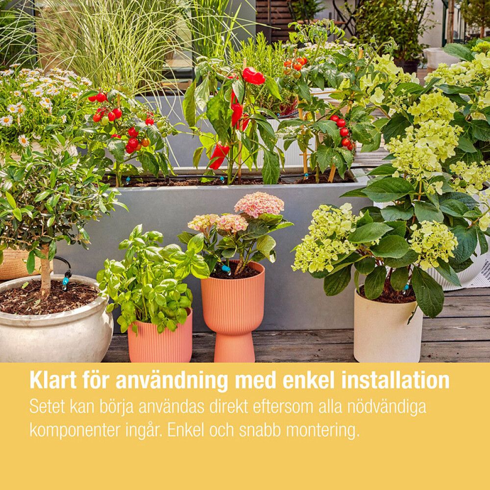 Micro-Drip Gardena stardikomplekt 30 rõdutaimedele