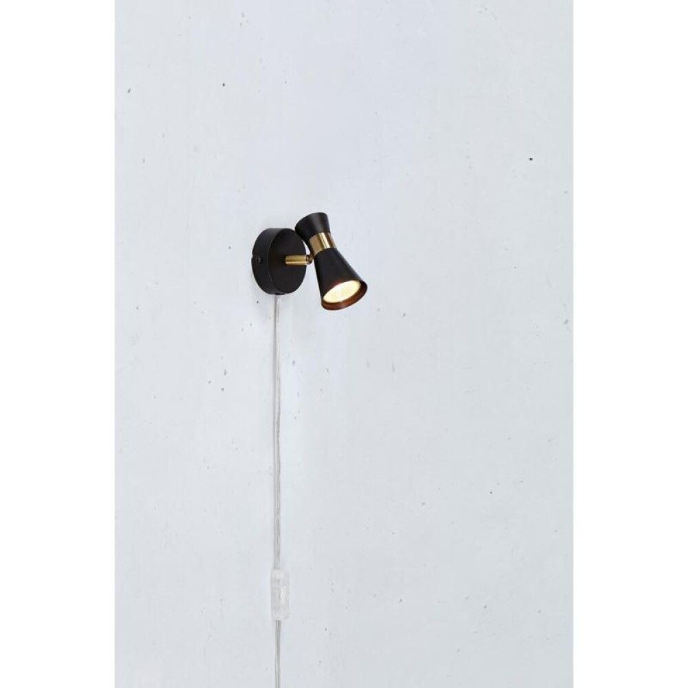 Kohtvalgusti  Markslöjd Folie must/messing