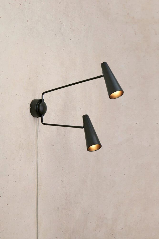 Seinavalgusti Markslöjd Peak 2-os Must