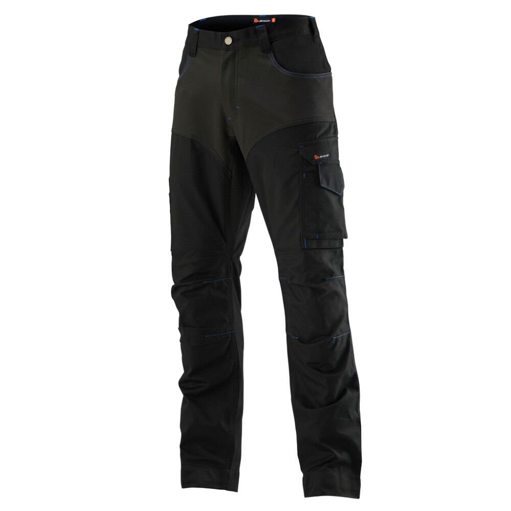 Tööpüksid L.Brador tööpüksid 1091B must/sinine