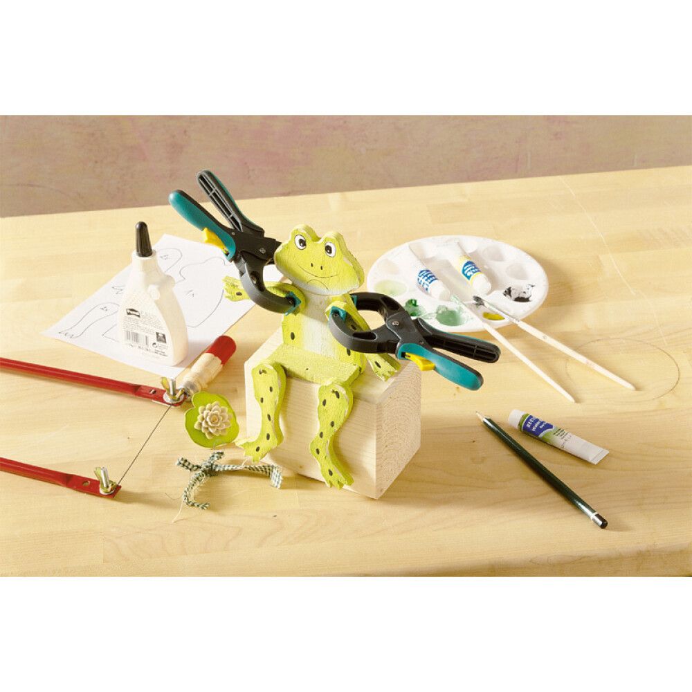 Hammasfiksaatoriga näpitsklamber Wolfcraft FZR