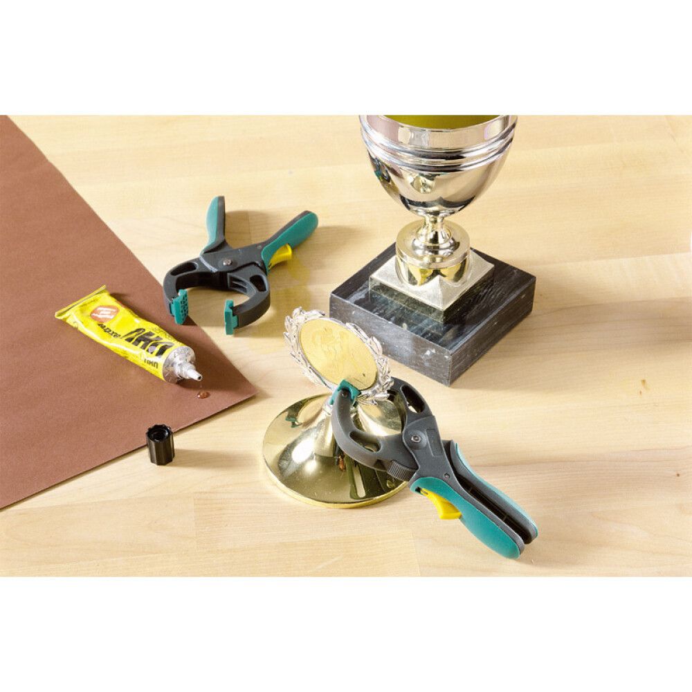 Hammasfiksaatoriga näpitsklamber Wolfcraft FZR