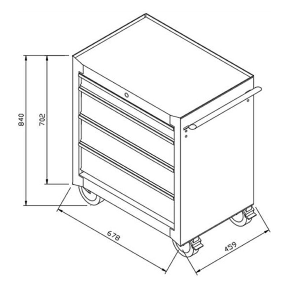 Tööriistakapp Wisent Red Edition