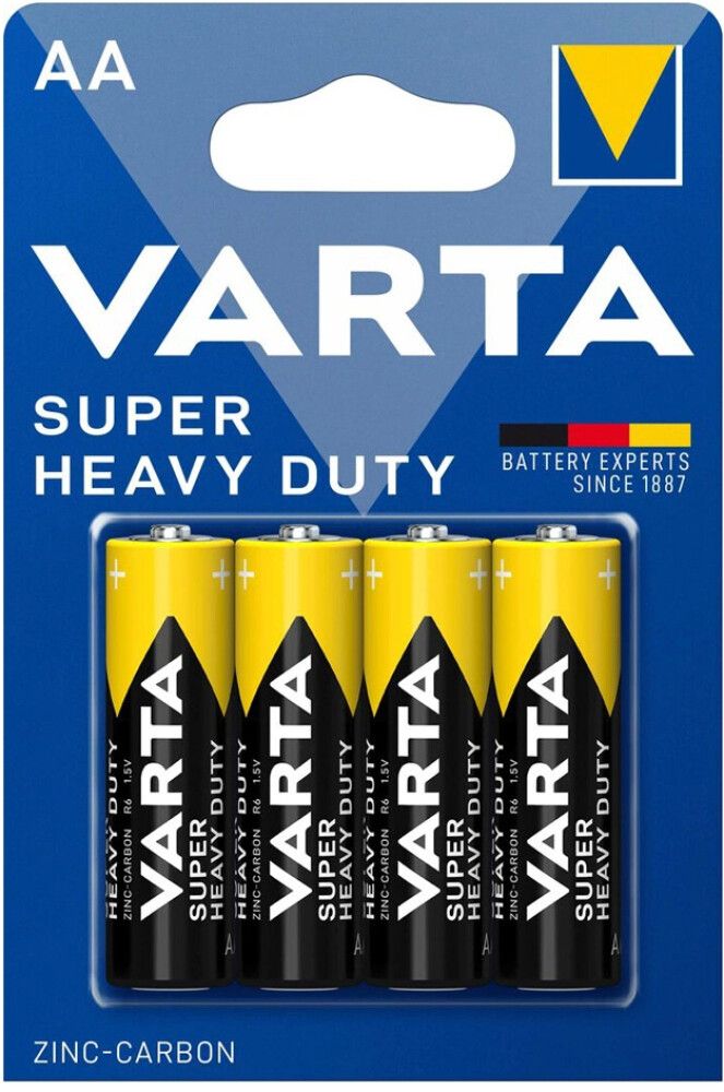Patareid Super Heavy Duty AA/R6P 1,5V 4tk