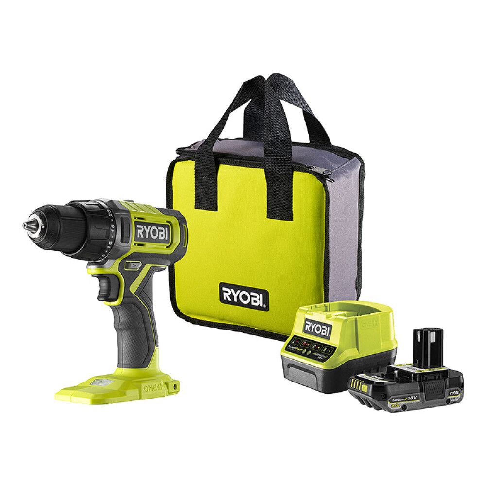 Akutrell Ryobi ONE+ RDD18-1C20S, 2 Ah