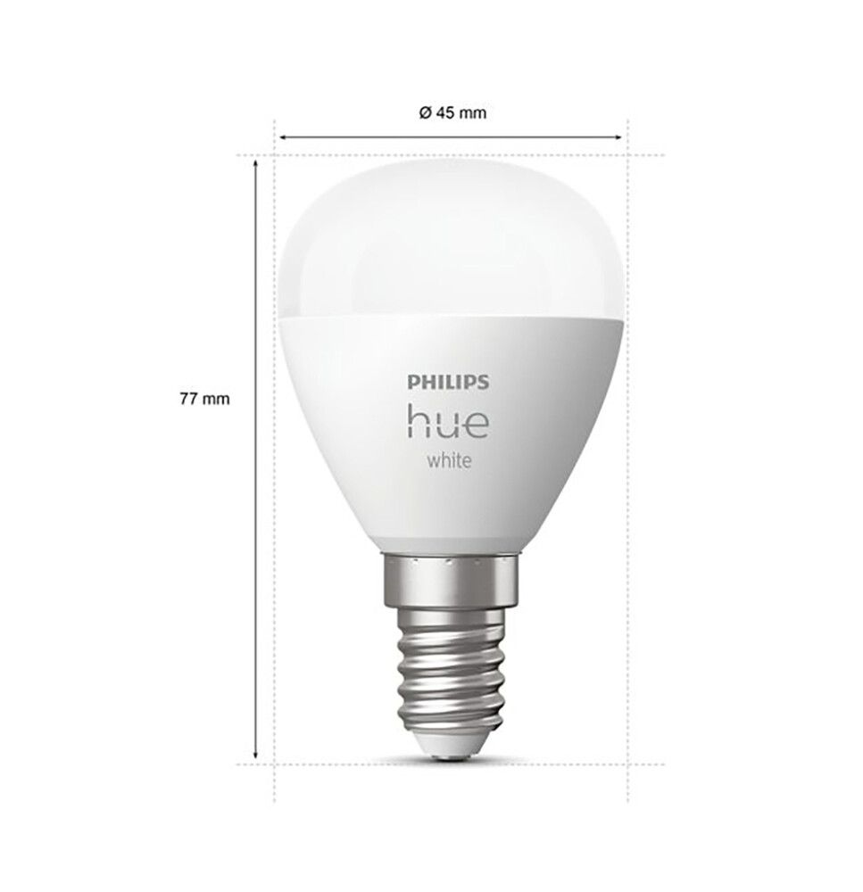 LED-nutilamp Philips Hue Luster White 5,7 W E14