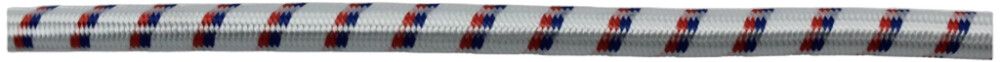 Kumminöör Seilflechter 5 mm valge, jooksva meetriga